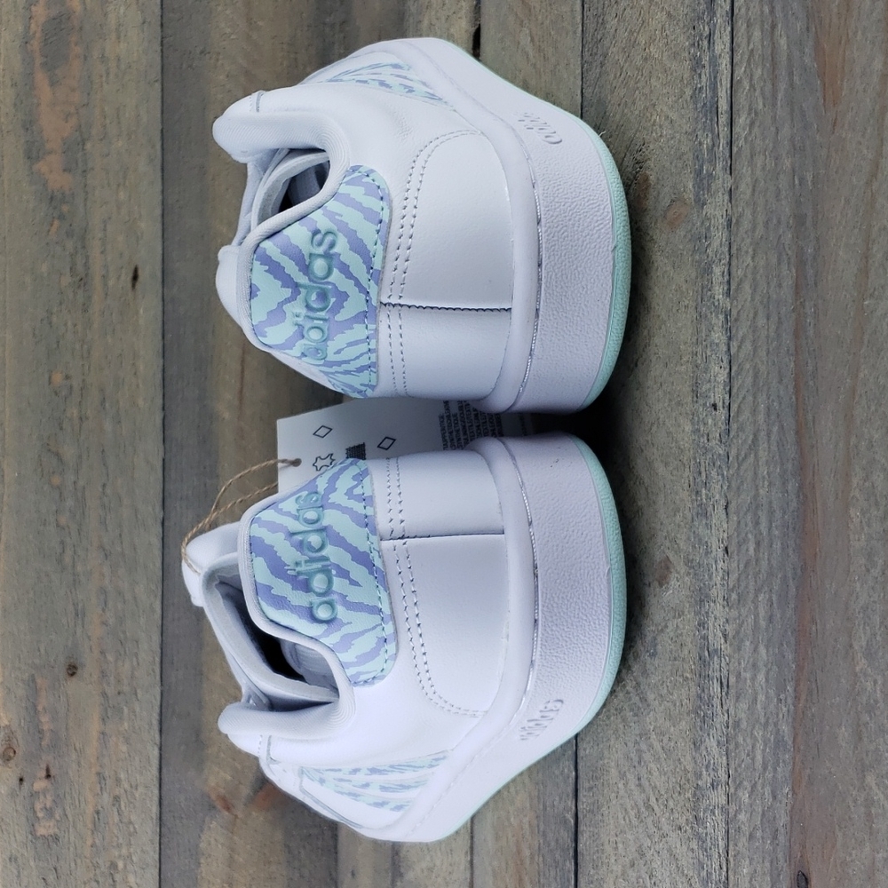 adidas Grand Court Women's Shoes Sneakers White Halo Mint - Picture 4 of 9